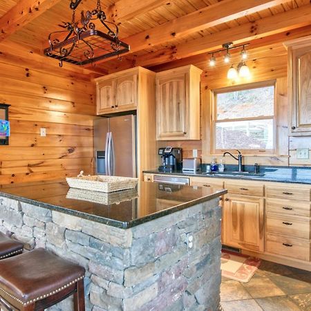 Hawk'S View Log Cabin Lake Lure Exterior photo